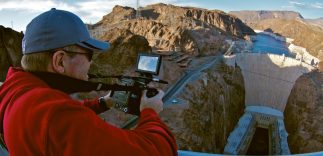 Hoover Dam from bridge
