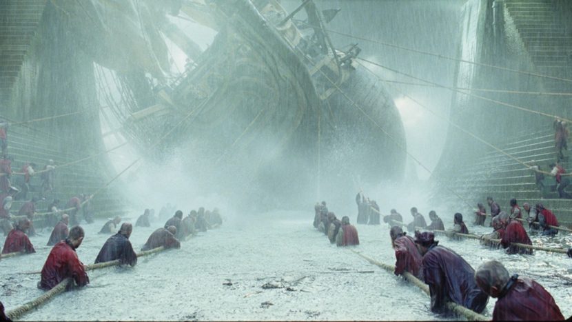 Image from Les Miserable, with VFX by Double Negative.