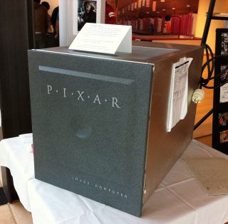 A Pixar Image Computer. (One sits now that the front of Pixar's internal RenderFarm)