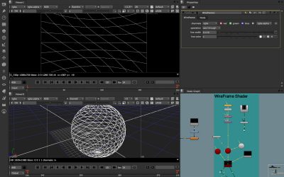 WireFrame Shader node.