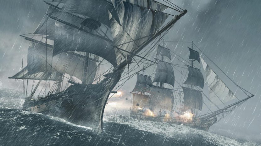 A stormy scene from Black Flag.