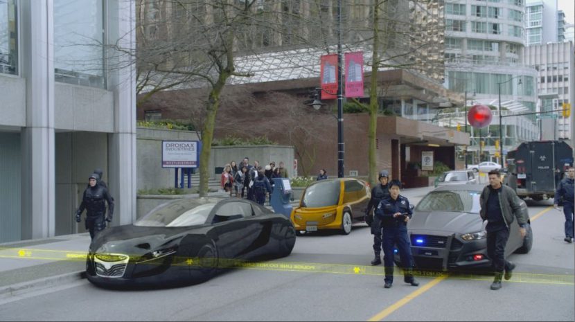 A scene from Almost Human.