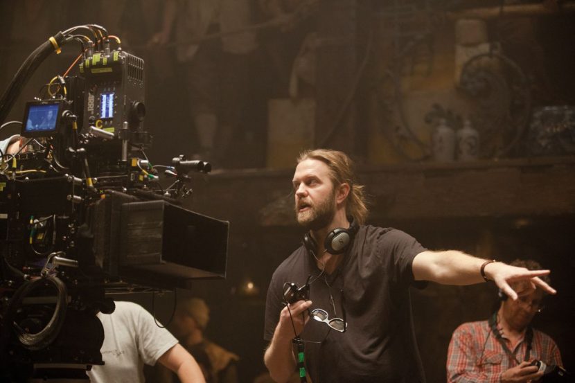 Director Carl Rinsch on the set of 47 Ronin.