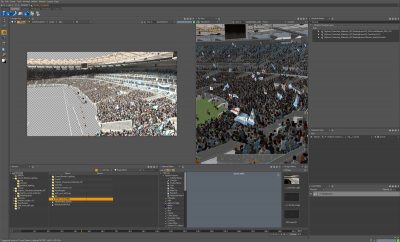 Crowd screenshot in Clarisse iFX. 