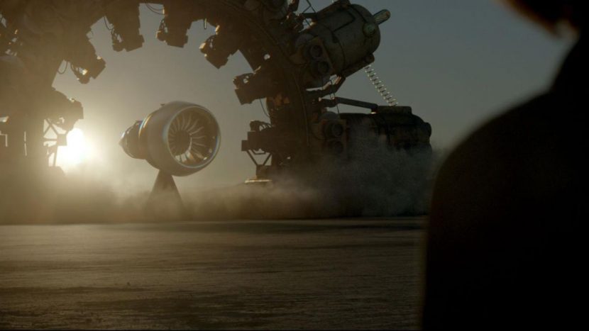 A GE jet engine.