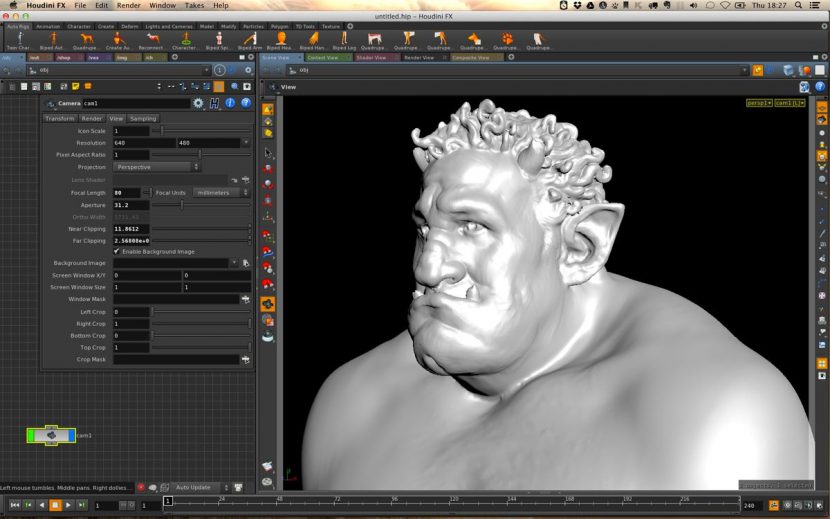 A Houdini screenshot.