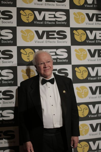 Douglas Trumbull arrives at the VES Awards. Photo by Jeff Huesser.