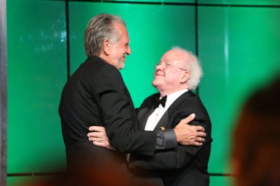 John Dykstra was presented the Lifetime Achievement Award by Douglas Trumbull.