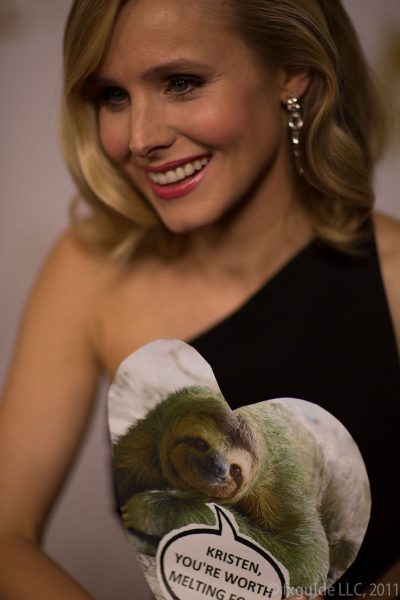 Kristen Bell accepted a 'special' award.