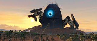 A scene from Monsters vs Aliens.