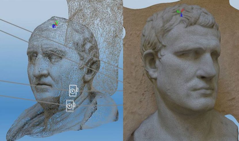 A photogrammetry example (note this was done using Autodesk 123D).