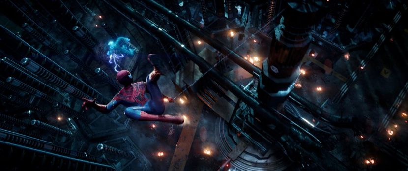 Spider-Man faces off against Electro.