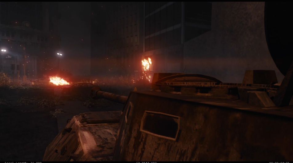 A still from the tank previs.