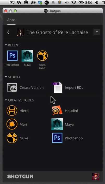 OSX native Shotgun desktop app