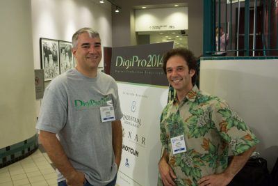 Doug Epps and Larry Cutler - 2 of the organizers of DigiPro 2014