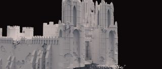 CG castle model.