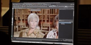 Mouth replacements were used to augment original footage.