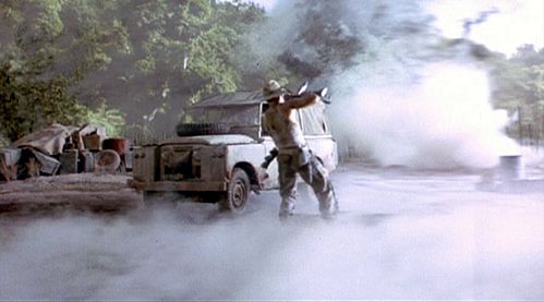 The live action actor was shot against greenscreen...