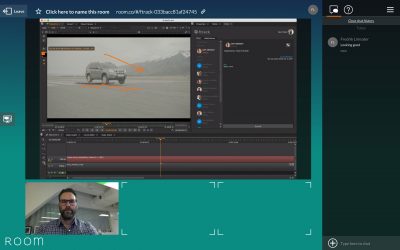 Screen sharing and camera video are available for use