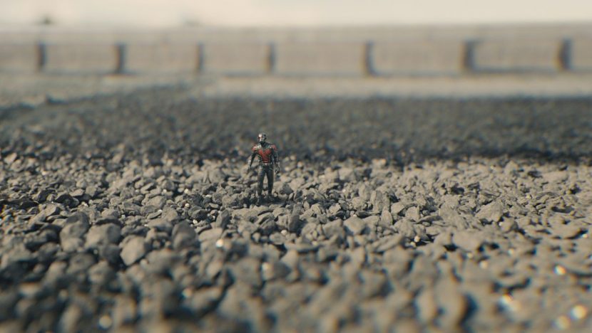 Ant-Man was imagined as being half an inch tall.