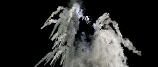 Dust and debris.