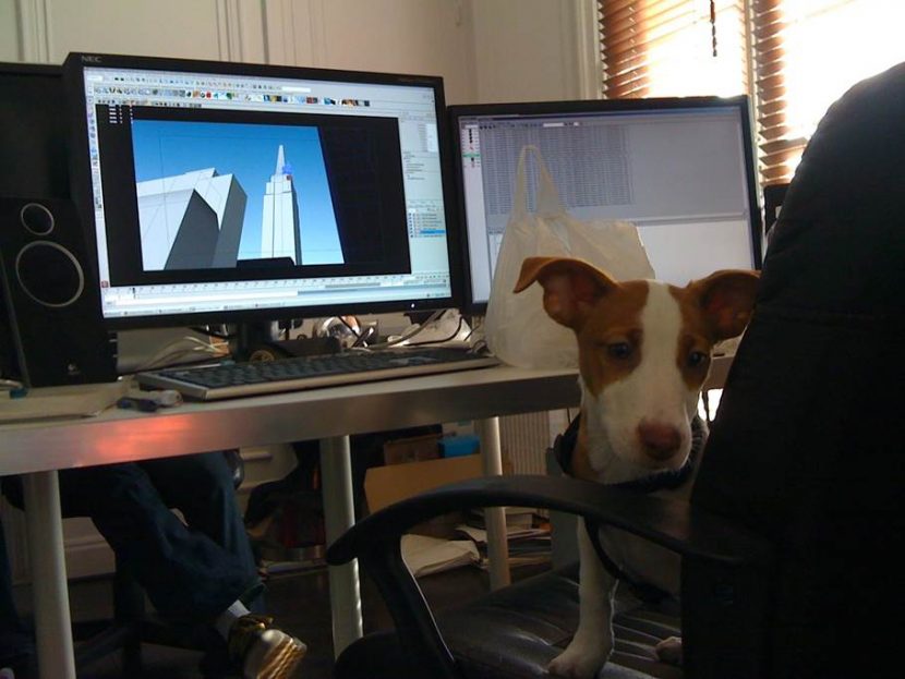 The Donkey Kong shot being worked on in 2009.