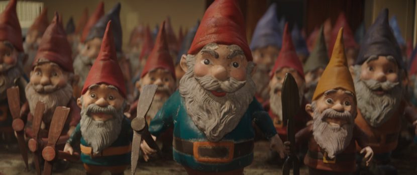 Without obvious facial animation, MPC still had to create a threatening presence for the gnomes.