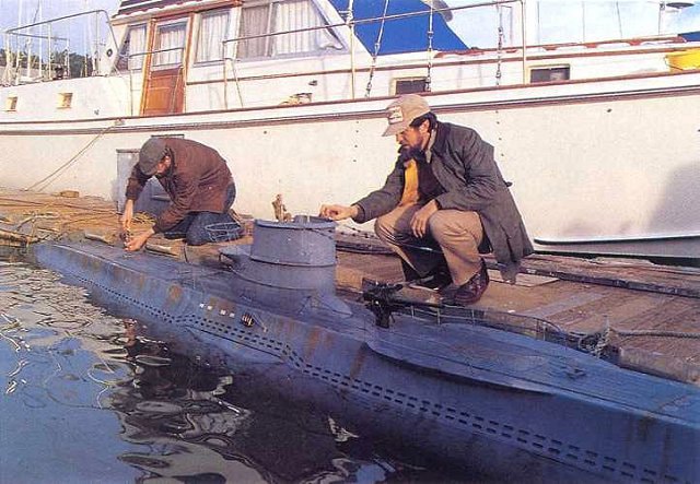 Miniature U-Boat used in Raiders.