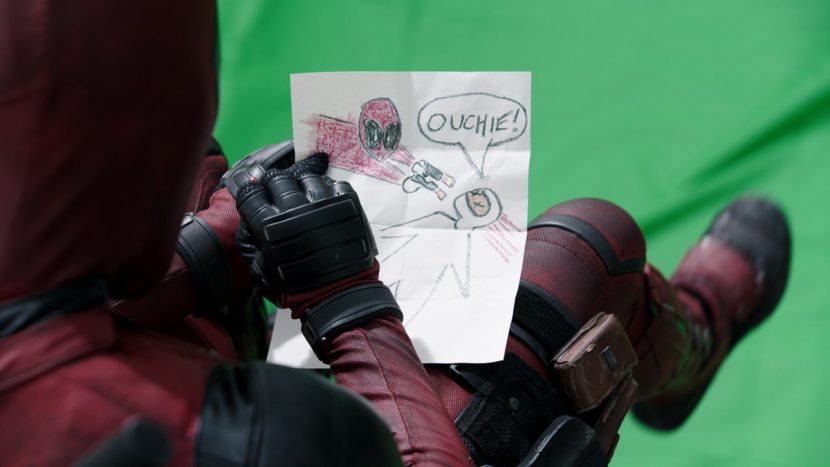 A greenscreen plate for a shot that starts off the freeway fight.