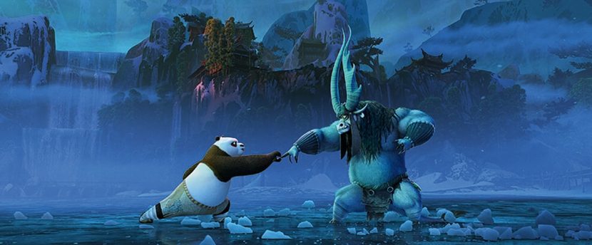 Po and Kai fight.