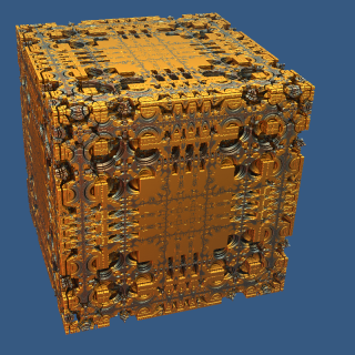 Mandelbox Power 2 by Kaini in july 2010.